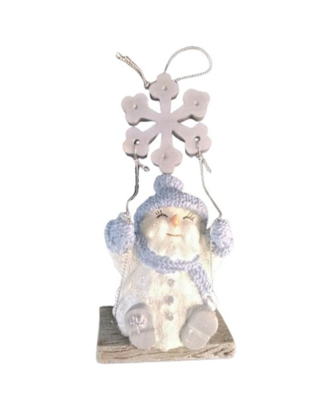 Encore Snow Buddies Melty on Snowflake Swing Ornament 94628 w/ Box 2000 NOS